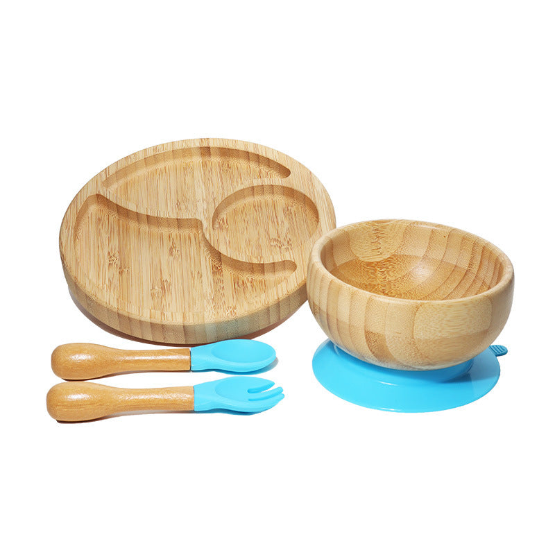Bamboo Baby Strong Suction Sucker Bowl Learn To Eat